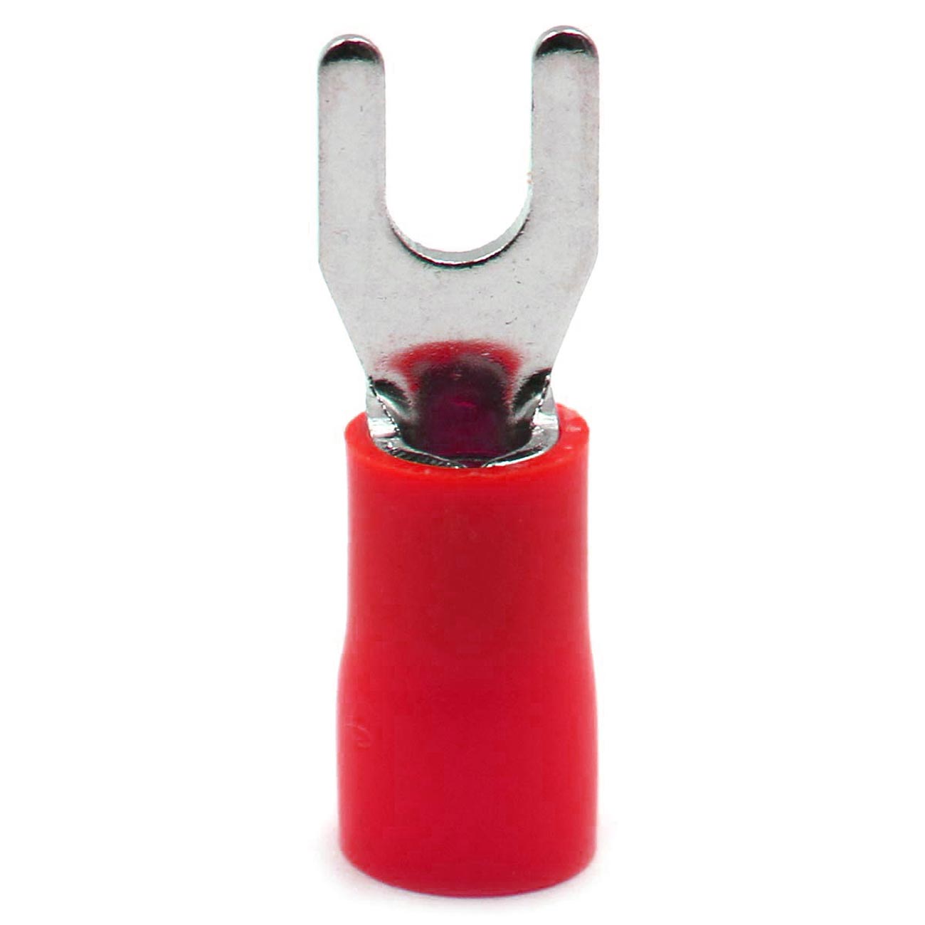 XScorpion Spade Terminals #8 - 18/22ga. - Red (100 pack)