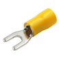 XScorpion Spade Terminals - #8 10/12ga. - Yellow (100 pack)