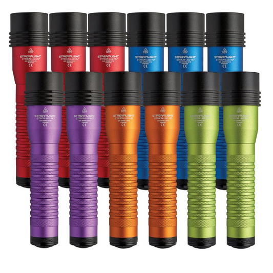 Streamlight Strion HL PB 12 Pack : 3 Red, 3 Blue, 2 Lime, 2 Orange, 2 Purple