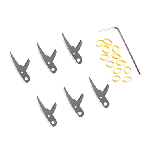 Swhacker Levi Morgan Series 2-Blade 100 Grain 2" Curved Replacement Blades (6 p