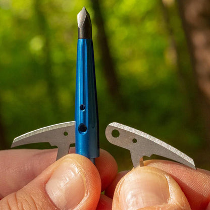 Swhacker Levi Morgan Series 2-Blade 100 Grain 2" Curved Replacement Blades (6 p