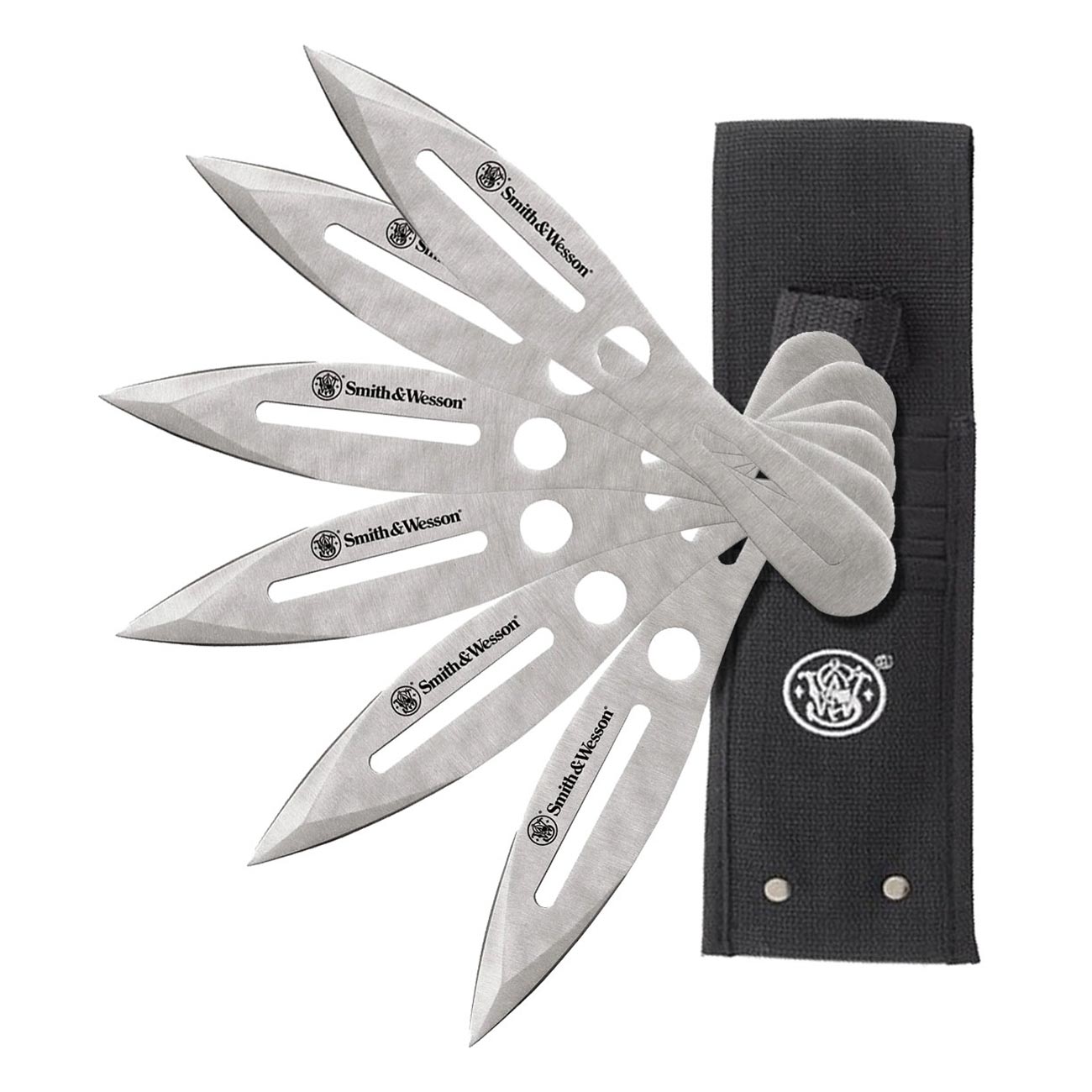 Smith & Wesson Bullseye 8″ Throwing Knives (6-Pack)