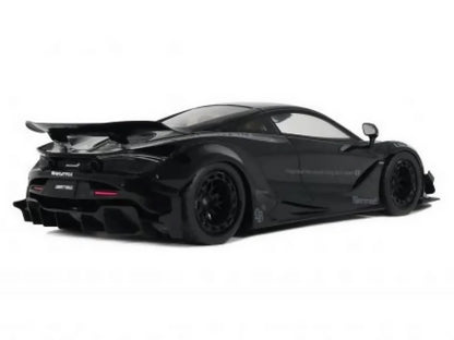 2023 McLaren 720S "LB-Works - Liberty Walk" Black 1/18 Model Car by GT Spirit