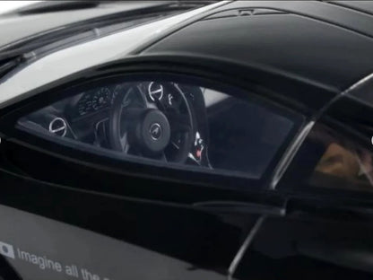 2023 McLaren 720S "LB-Works - Liberty Walk" Black 1/18 Model Car by GT Spirit