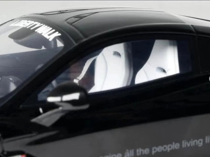2023 McLaren 720S "LB-Works - Liberty Walk" Black 1/18 Model Car by GT Spirit