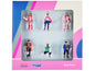 "Race Day 2" 6 piece Diecast Figure Set for 1/64 Scale Models by Tarmac Works & American Diorama