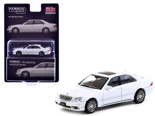 Mercedes-Benz S-Class Wald "Lamley Special Edition" Alabaster White "Global64" Series 1/64 T&y Diecast Model by Tarmac Works