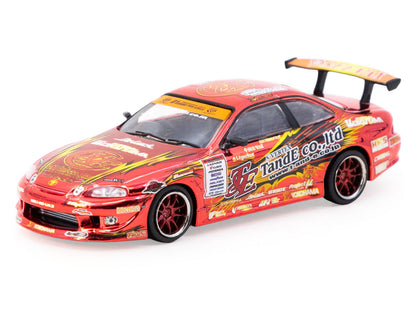 Toyota VERTEX Ridge TE3006 Soarer RHD (Right Hand Drive) Chrome Red with Graphics "Tokyo Auto Salon 2026" "Global64" Series 1/64 Diecast Model Car by Tarmac Works