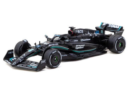 Mercedes-AMG F1 W14 E Performance #63 George Russell Formula One F1 "Italian GP" (2023) "Global64" Series 1/64 T&y Diecast Model Car by Tarmac Works