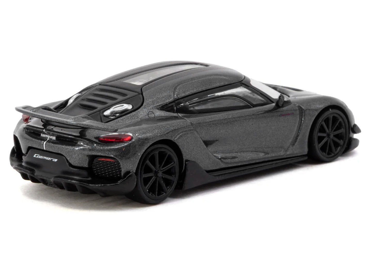 Koenigsegg Gemera Dark Gray Metallic "Global64" Series 1/64 T&y Diecast Model Car by Tarmac Works