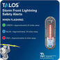 Talos SFD-1414P-MTB Standard Lightning Wtron Detector With 14x14 Sign