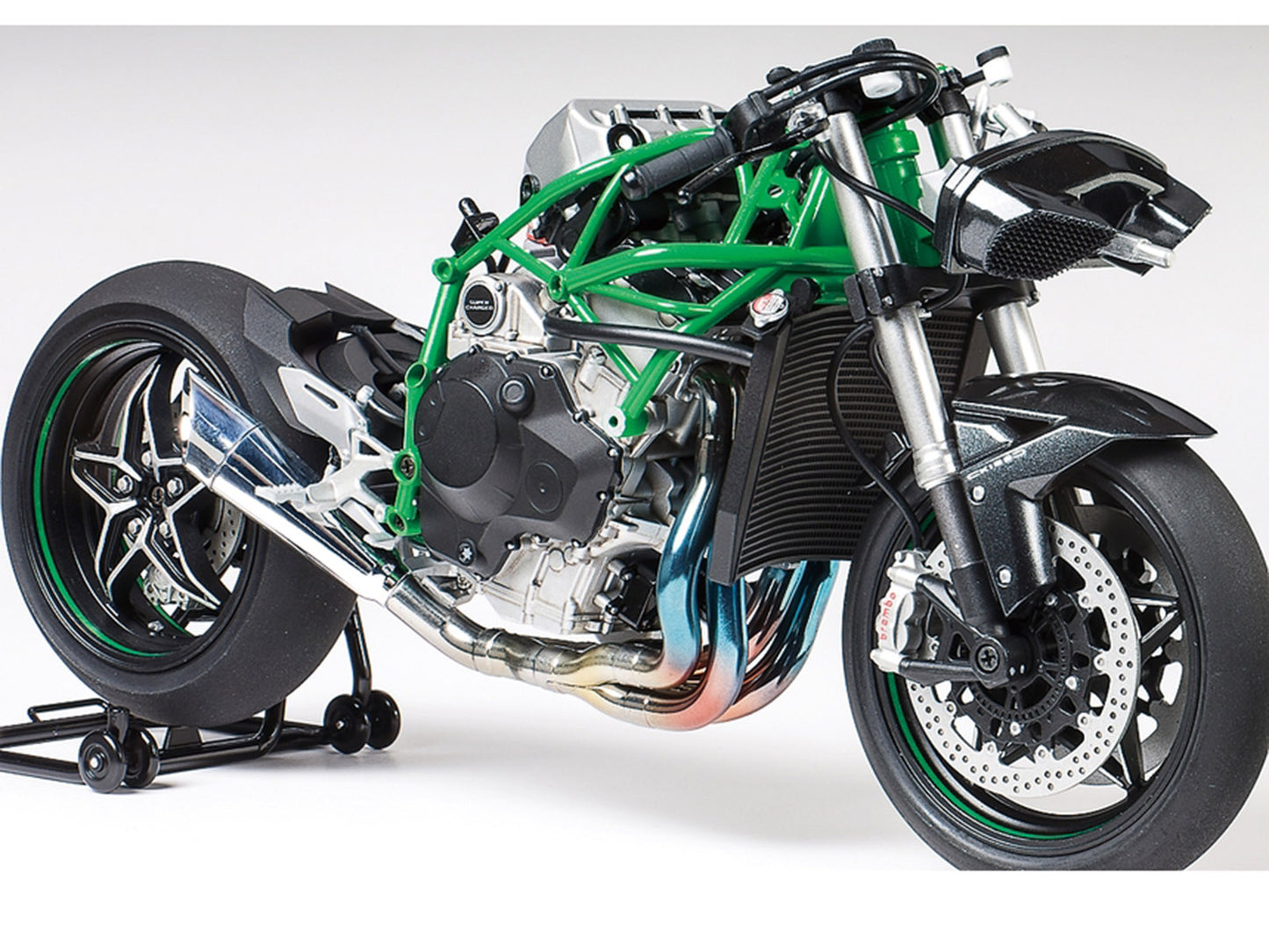 Model Kit Kawasaki Ninja H2R Motorcycle 1/12 Scale Model by Tamiya