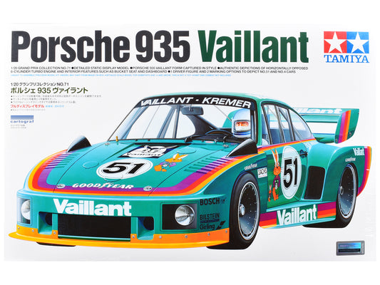 Model Kit Porsche 935 "Vaillant-Kremer" 1/24 Scale Model by Tamiya