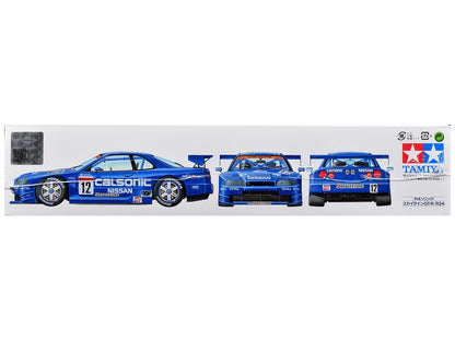 Model Kit Nissan Skyline GT-R (R34) "Calsonic" 1/24 Scale Model by Tamiya