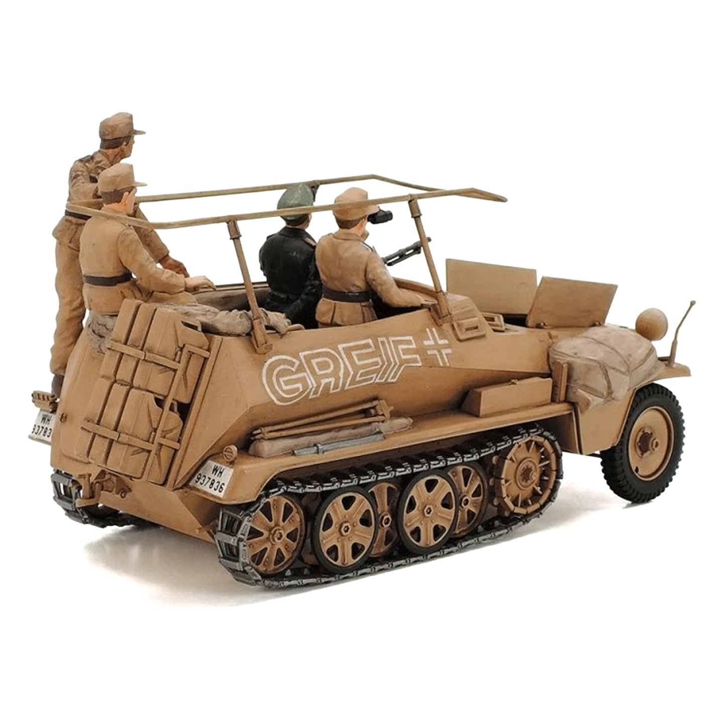 Model Kit German Sd.kfz. 250/3 Greif Half-Tracked Armored Vehicle 1/35 Scale Model by Tamiya