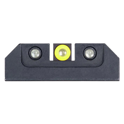 Night Fision Tritium Sights for Taurus G2c/G2/G3/TX22 - Yellow Tritium Front Ring/Tritium Black Ring