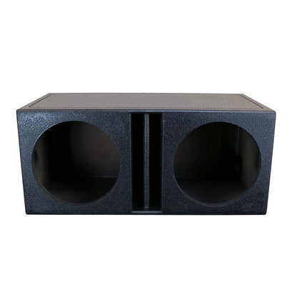Atrend Dual 10" Slammer Slot-Port Vented Woofer Enclosure - Bedliner Finish