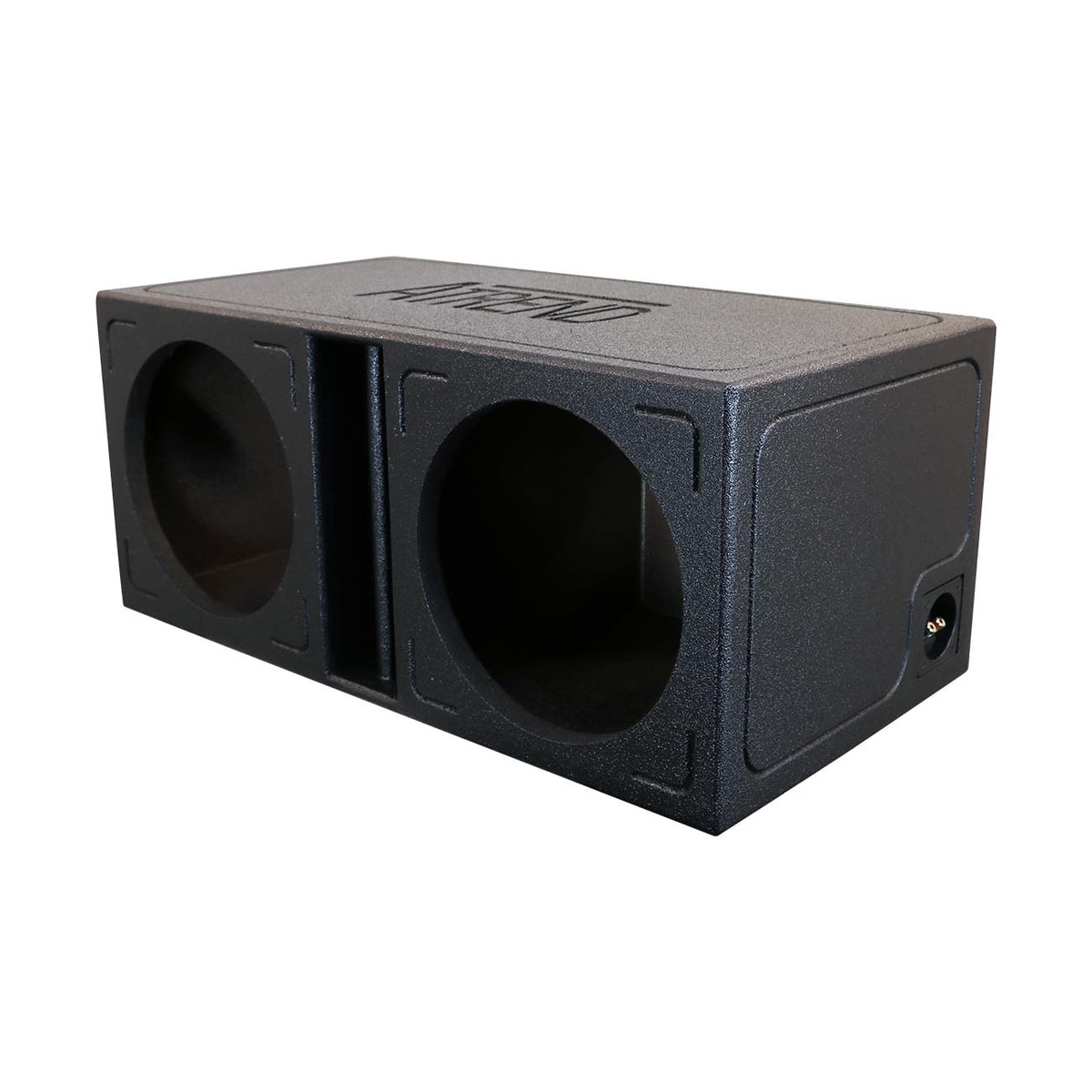 Atrend Dual 10" Slammer Slot-Port Vented Woofer Enclosure - Bedliner Finish