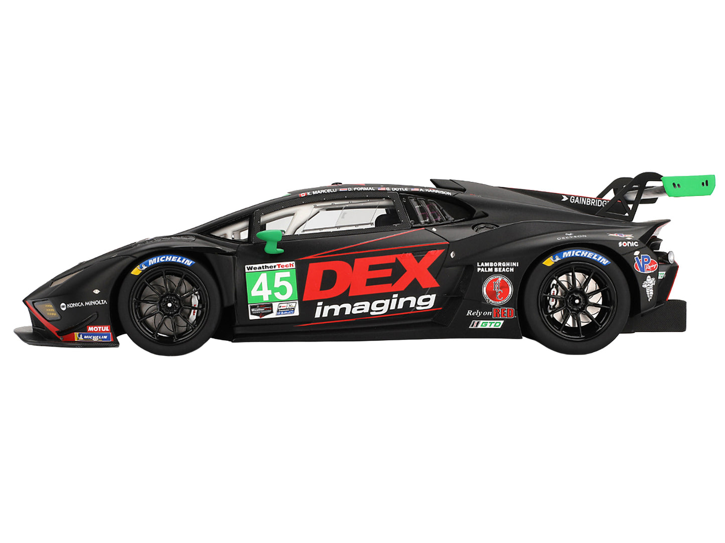 Lamborghini Huracan GT3 EVO2 #45 Graham Doyle - Danny Formal - Ashton Harrison - Kyle Marcelli "Wayne Taylor Racing with Andretti" "24 Hours of Daytona" (2024) 1/18 Model Car by Top Speed T&y