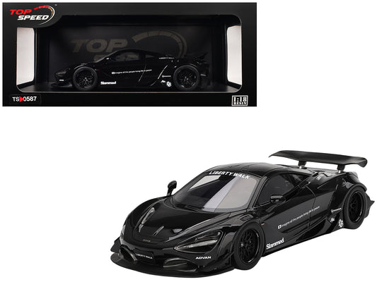 McLaren 720S "LB-Works" Black "Tokyo Auto Salon 2024" 1/18 Model Car by Top Speed T&y