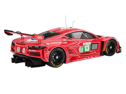 Chevrolet Corvette Z06 GT3.R #13 Matt Bell - Orey Fidani - Lars Kern "AWA Racing" "24 Hours of Le Mans" (2025) 1/18 Model Car by Top Speed