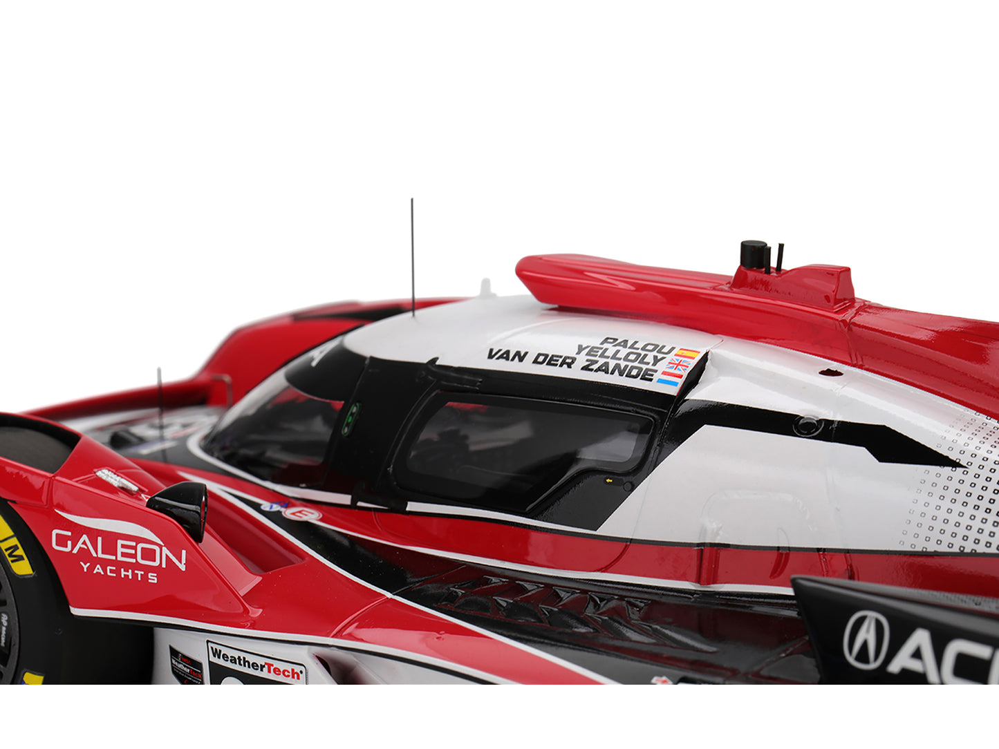 Acura ARX-06 #93 Alex Palou - Renger van der Zande - Nick Yelloly "Acura Meyer Shank Racing" 3rd Place GTP IMSA "12 Hours of Sebring" (2025) 1/18 Model Car by Top Speed