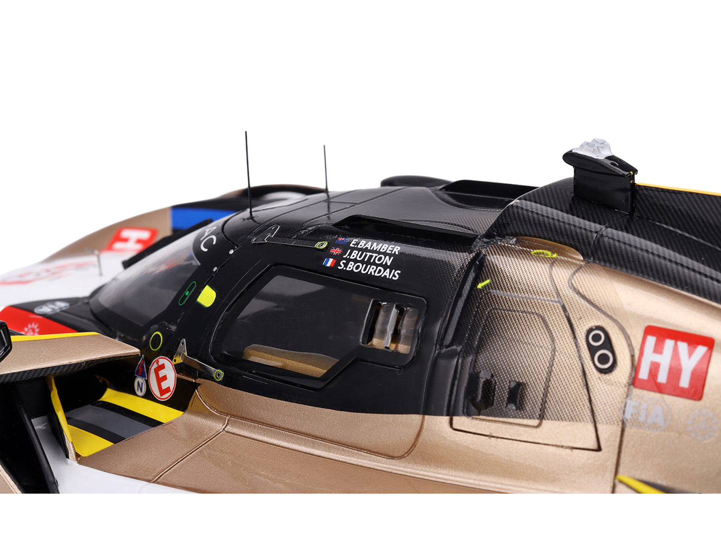 Cadillac V-Series.R #38 Earl Bamber - Sebastien Bourdais - Jenson Button "Cadillac Hertz Team Jota" FIA WEC "24 Hours of Le Mans" (2025) 1/18 Model Car by Top Speed