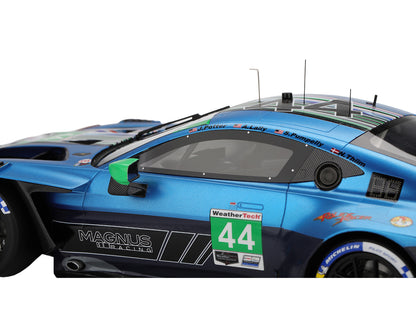 Aston Martin Vantage GT3 EVO #44 Andy Lally - John Potter - Spencer Pumpelly - Nicki Thiim "Magnus Racing" IMSA "24 Hours of Daytona" (2025) 1/18 Model Car by Top Speed