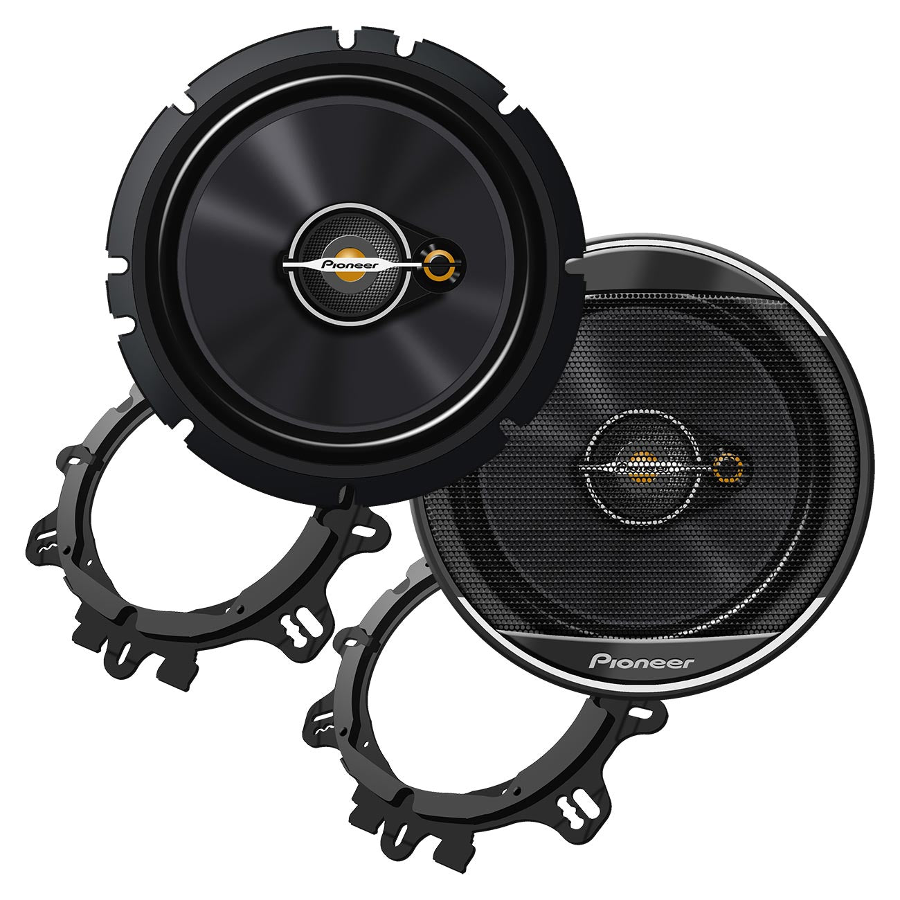 Pioneer 6-1/2â€³ 3-Way Full Range Speakers - 320 Watts Max / 70 RMS (Pair)