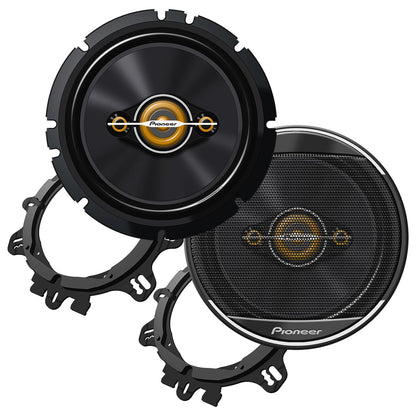 Pioneer 6-1/2″ 4-Way Full Range Speakers - 350 Watts Max / 80 RMS (Pair)