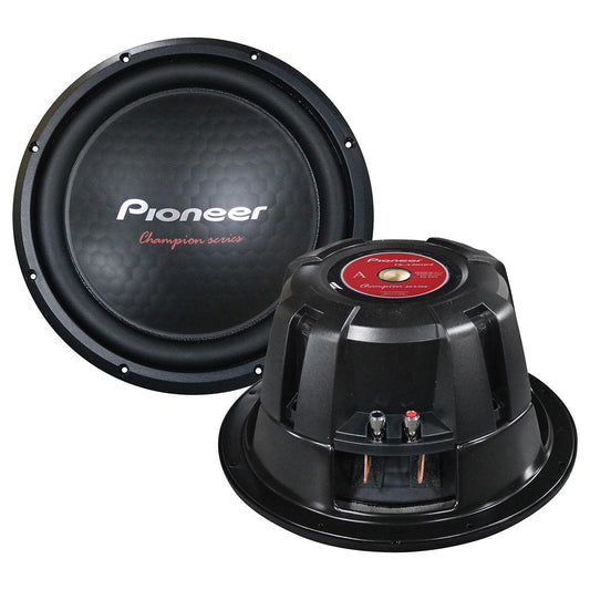 Pioneer 12â€³ Woofer 500W RMS/1600W Max Dual 4 Ohm Voice Coils