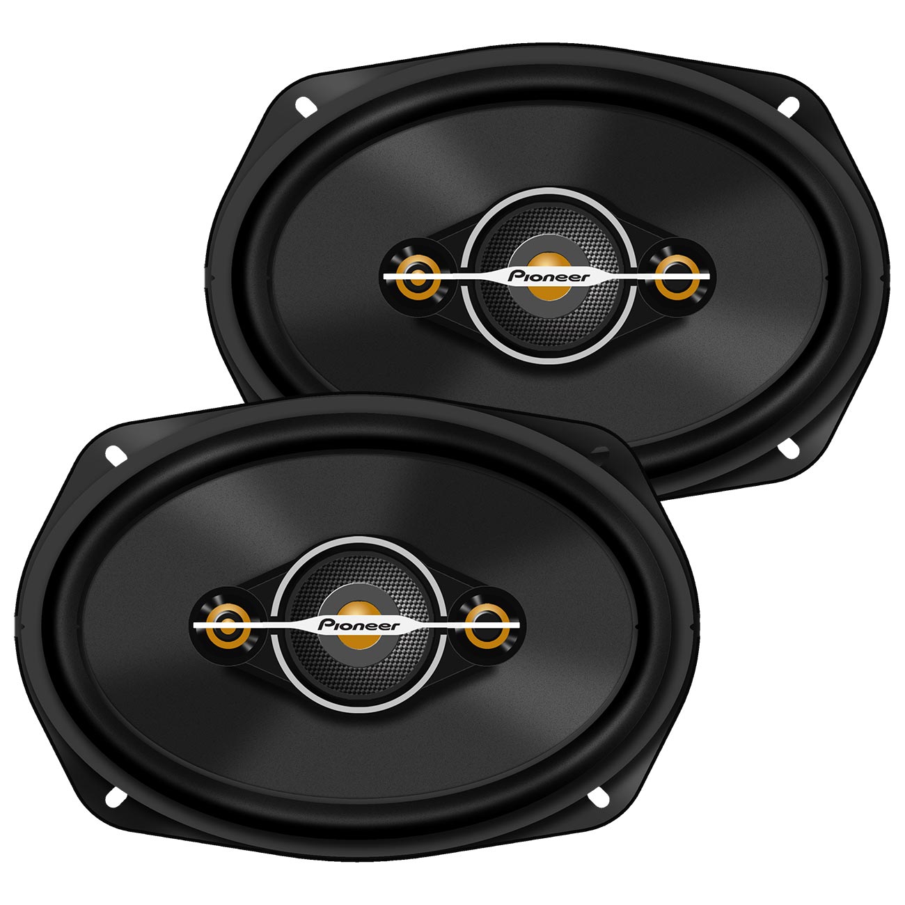 Pioneer 6x9″ 4-Way Full Range Speakers (Shallow Mount) - 450 Watts Max / 90 RMS