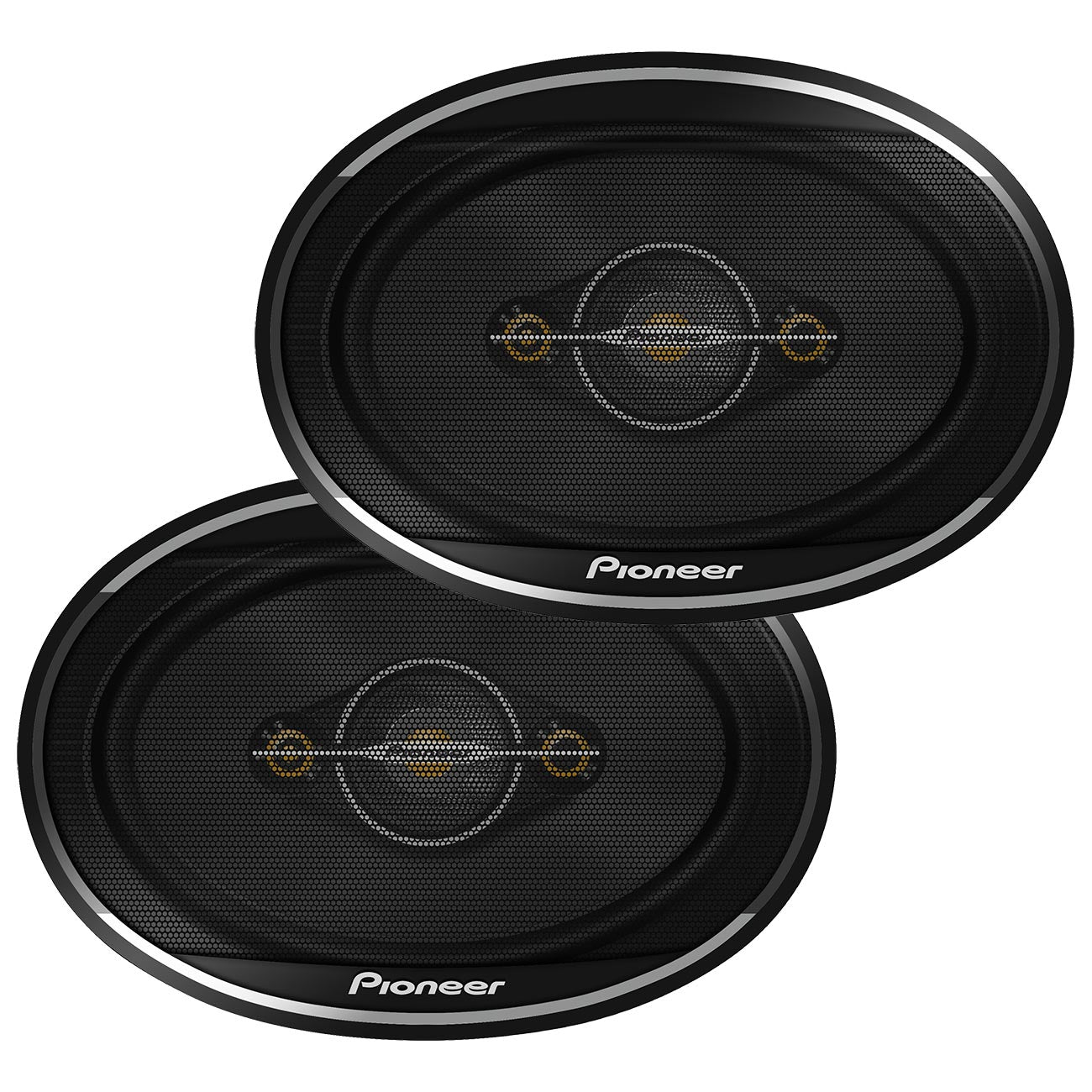 Pioneer 6x9″ 4-Way Full Range Speakers (Shallow Mount) - 450 Watts Max / 90 RMS