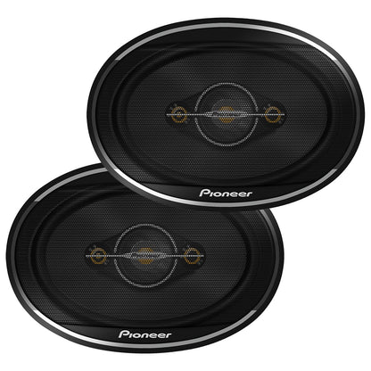 Pioneer 6x9″ 4-Way Full Range Speakers (Shallow Mount) - 450 Watts Max / 90 RMS