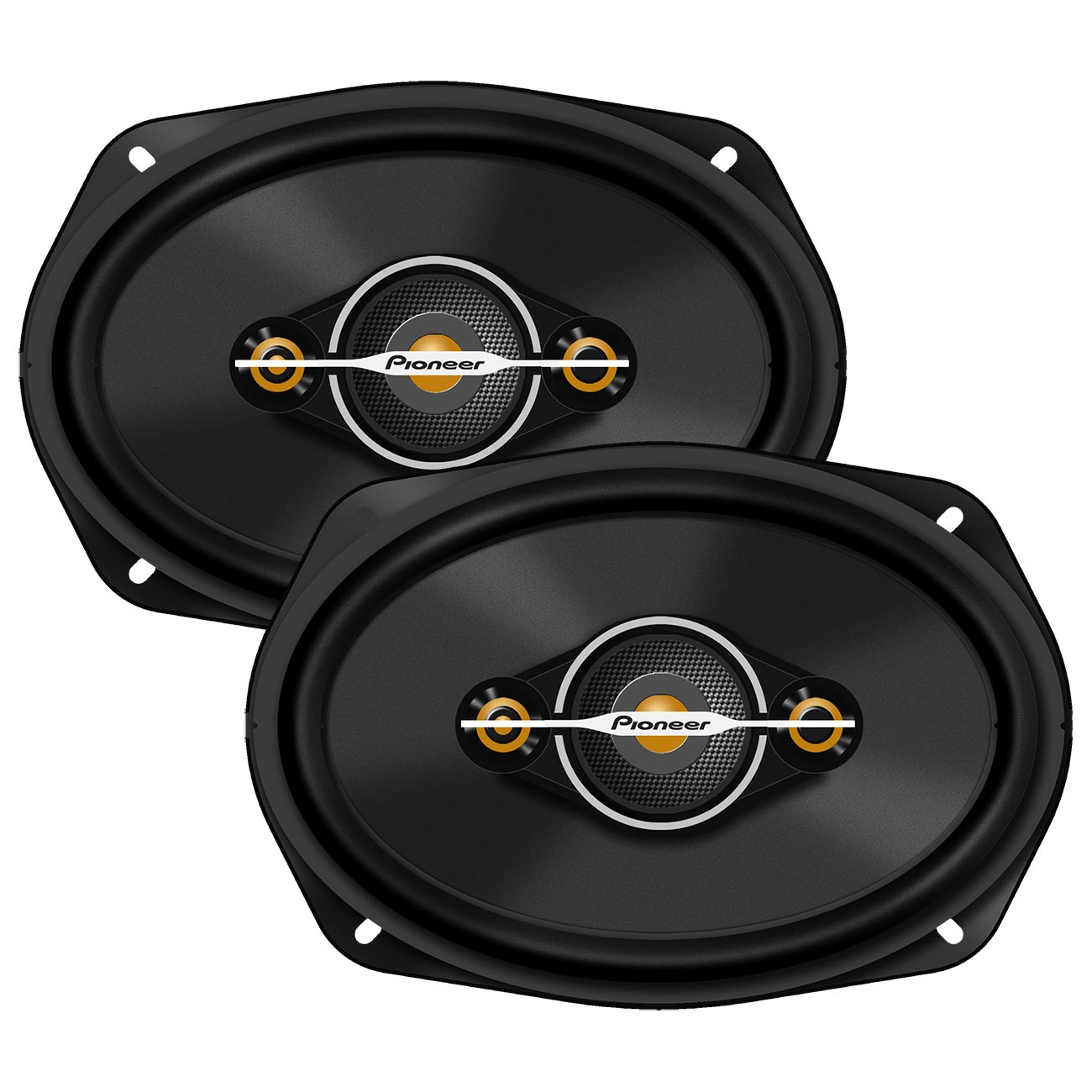 Pioneer 6x9â€³ 4-Way Full Range Speakers (Shallow Mount) - 600 Watts Max / 100 RMS (Pair)
