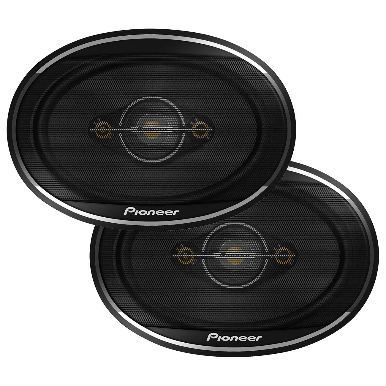 Pioneer 6x9â€³ 4-Way Full Range Speakers (Shallow Mount) - 600 Watts Max / 100 RMS (Pair)