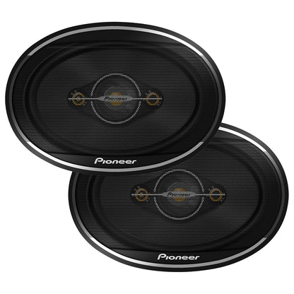 Pioneer 6x9â€³ 4-Way Full Range Speakers (Shallow Mount) - 600 Watts Max / 100 RMS (Pair)