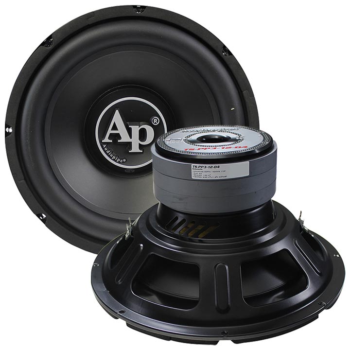 Audiopipe 12â€³ Woofer 600W RMS/1600W Max Dual 4 Ohm Voice Coils