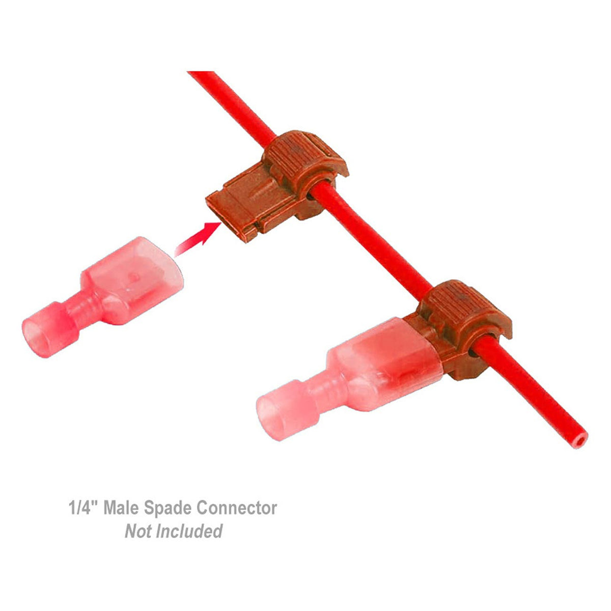XScorpion T-Tap Connectors 18/22ga. – Red (50 pack)