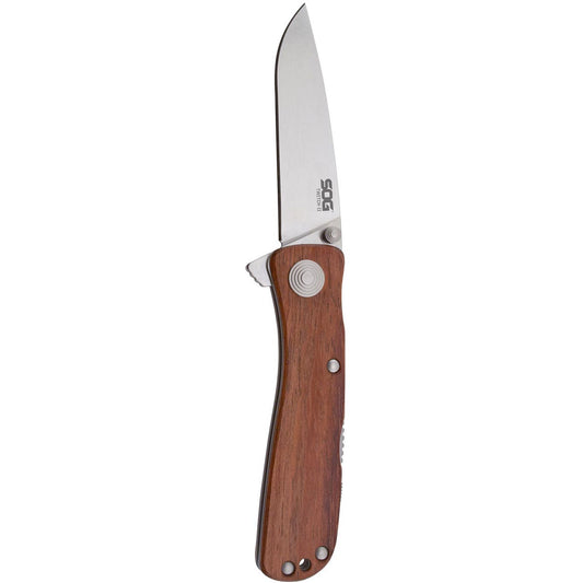 SOG Twitch II - S&G Wood Handle Folding Knife
