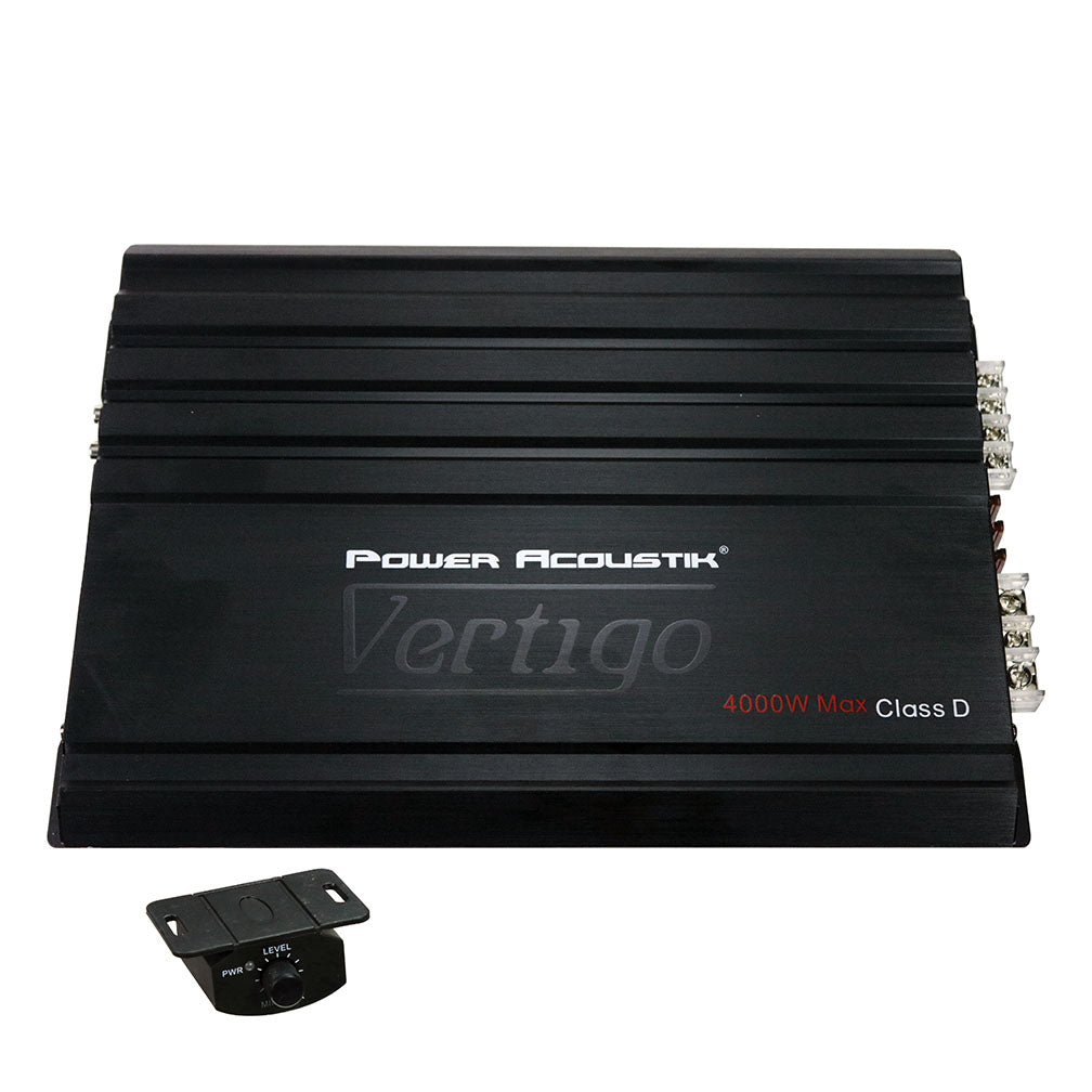 Power Acoustik Vertigo Series Monoblock Amplifier 4000W Max