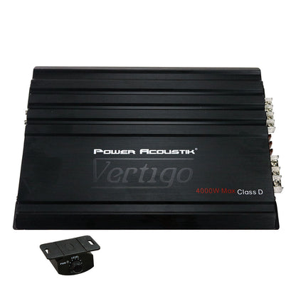 Power Acoustik Vertigo Series Monoblock Amplifier 4000W Max