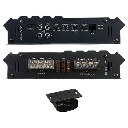 Power Acoustik Vertigo Series Monoblock Amplifier 4000W Max
