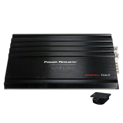 Power Acoustik Vertigo Series Monoblock Amplifier 8000W Max