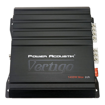 Power Acoustik Vertigo Series 2 Channel Amplifier 1400W Max