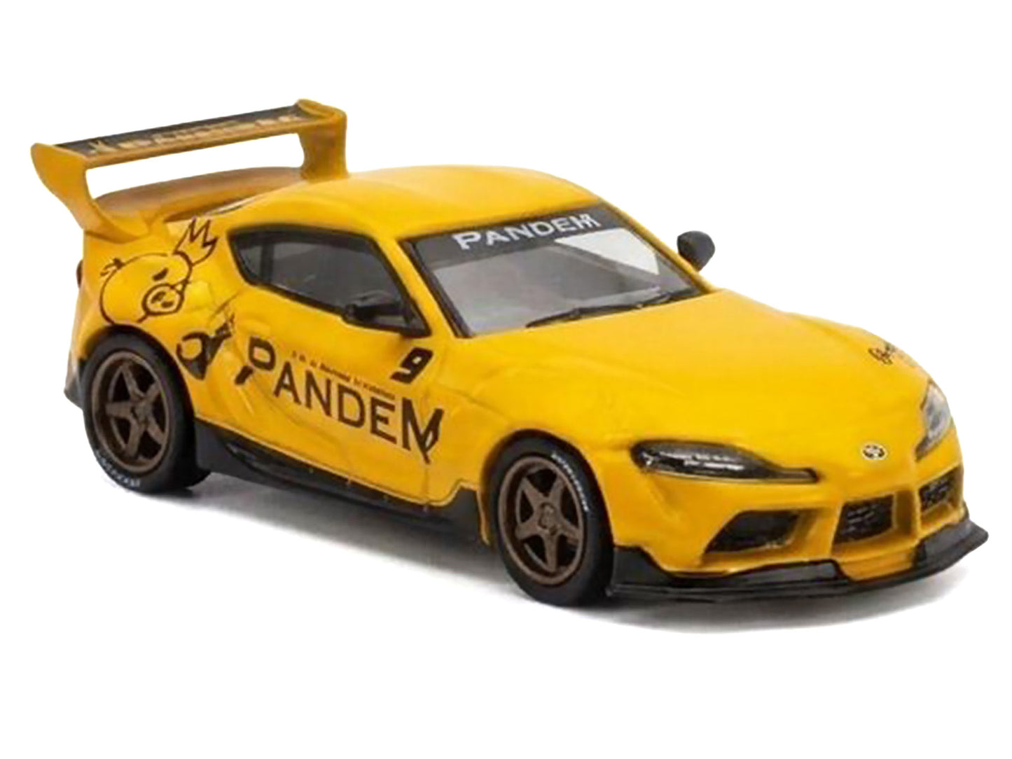 Pandem Supra Yellow "The Model Car Show Malaysia 2026" 1/64 T&y Diecast Model Car by Works Model