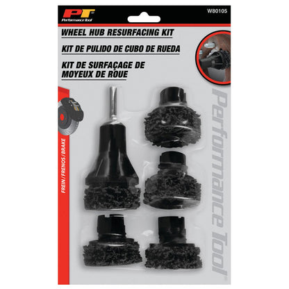 Performance Tool Wheel Hub Resurfacing Kit (6-Piece)