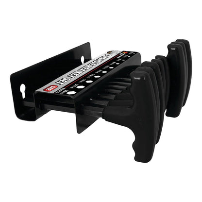 Performance Tool Soft Grip Dual Drive SAE Hex T-Handle Set (10 Piece)