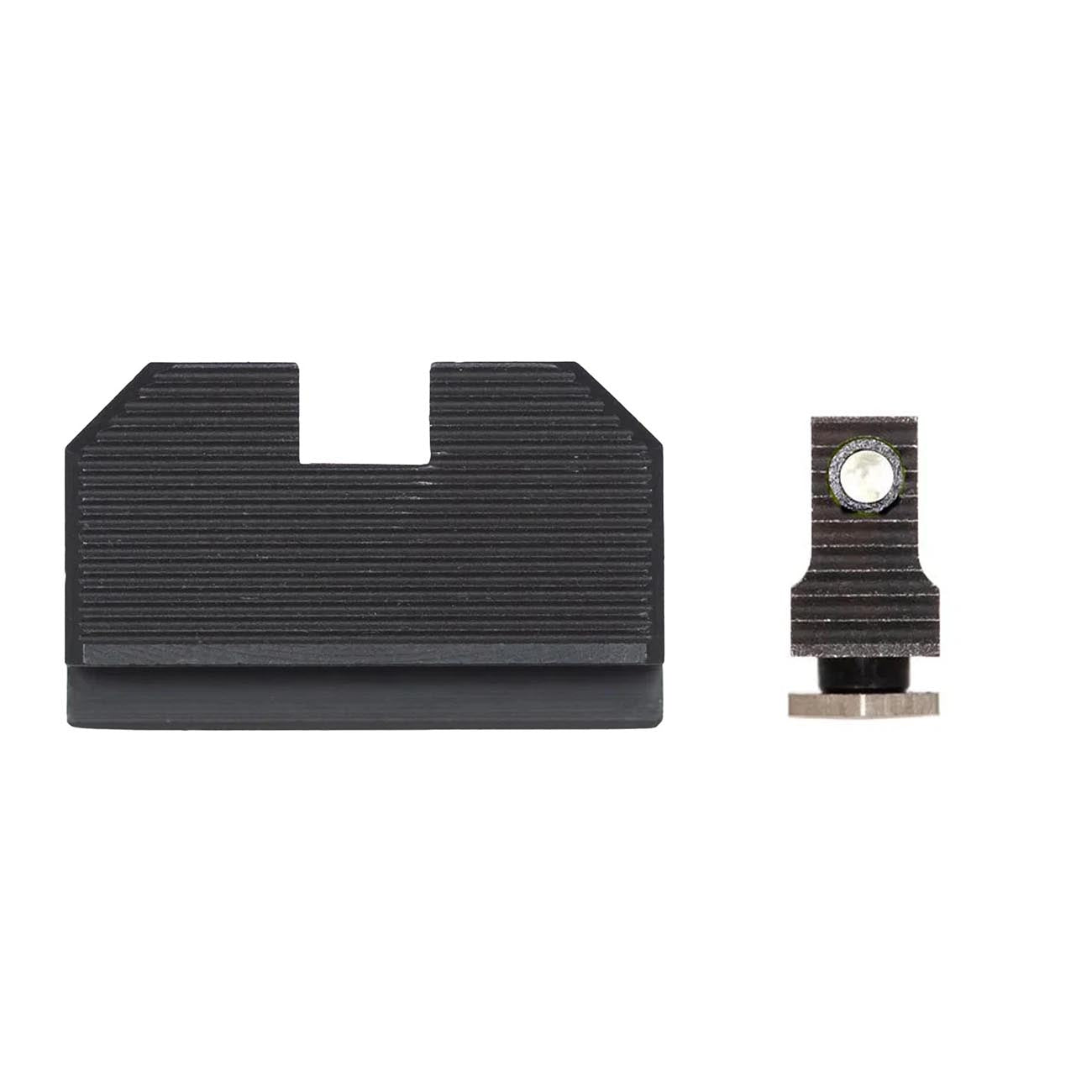 Night Fision Optic Height Fiber Optic Sight Set for Walther PDP/PPQ Blank Front/Blank Rear