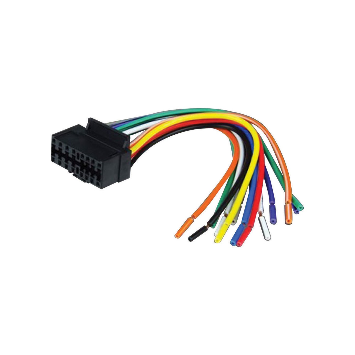 Installation Solution 16-Pin Wiring Harness for most JVC Radios (2000 and Up)